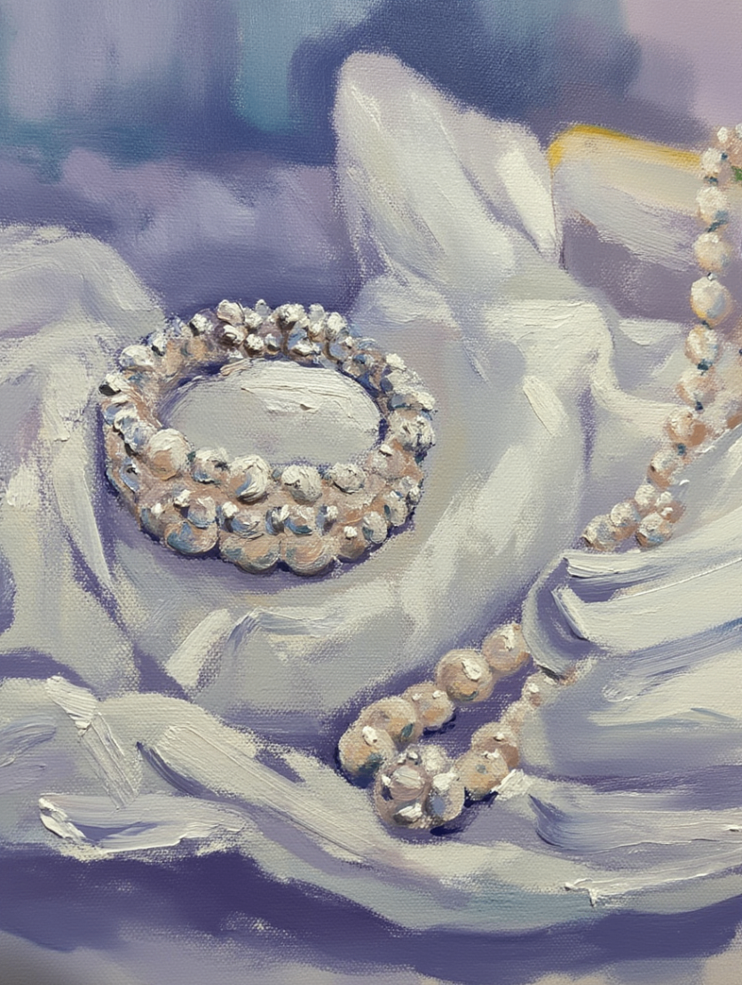Pearls on Silk