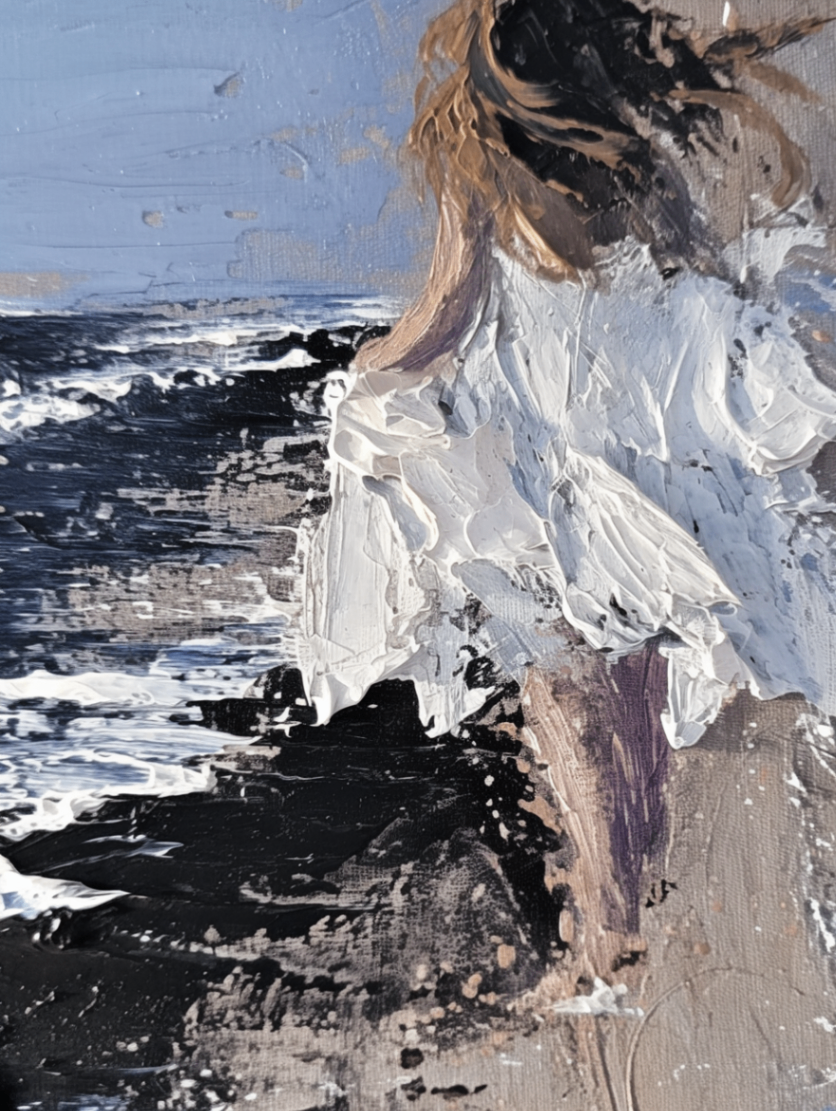 Shoreline in White