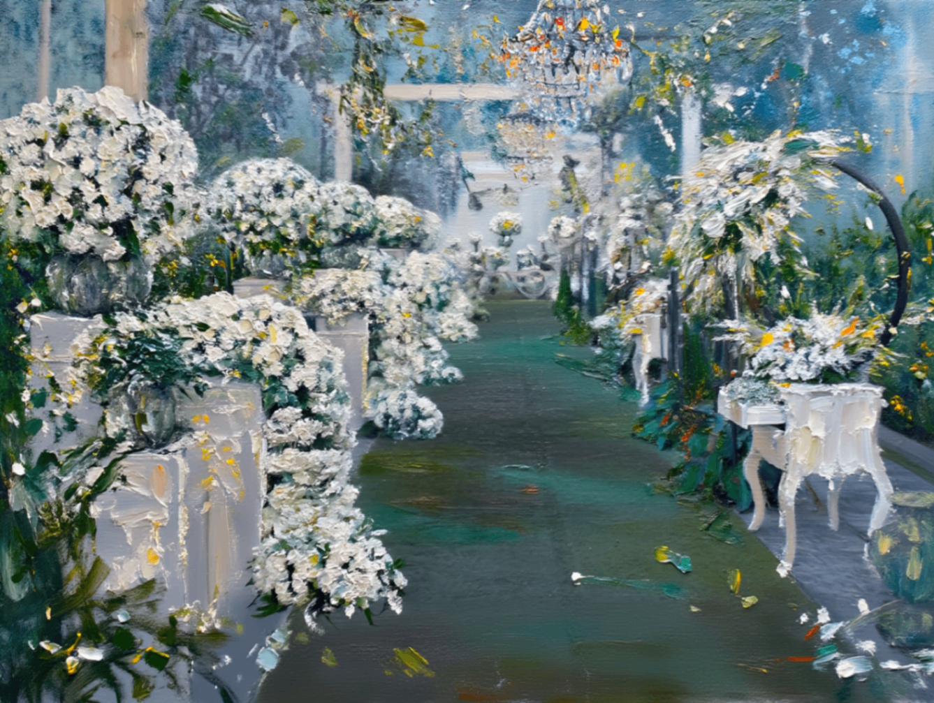 White Blooms Aisle