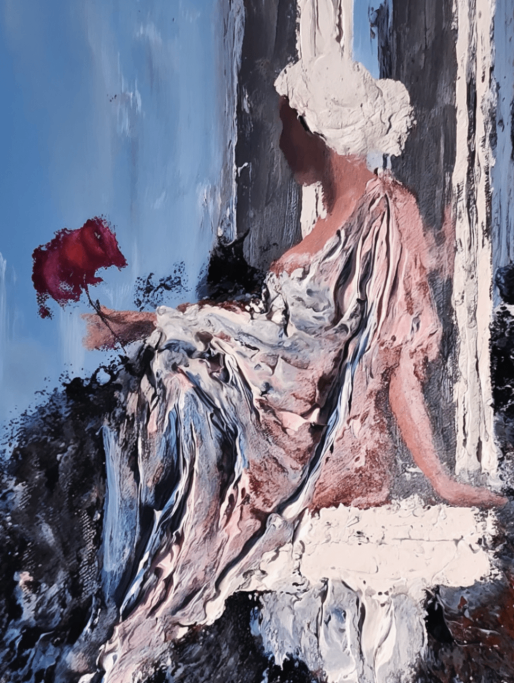 Muse with Rose